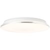 Brilliant Edna Plafoniera LED Cromo, 1-Luce, Telecomando, Cambia colore