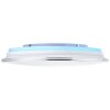 Brilliant Edna Plafoniera LED Cromo, 1-Luce, Telecomando, Cambia colore