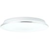 Brilliant Edna Plafoniera LED Cromo, 1-Luce, Telecomando, Cambia colore