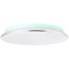 Brilliant Edna Plafoniera LED Cromo, 1-Luce, Telecomando, Cambia colore