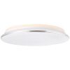 Brilliant Edna Plafoniera LED Cromo, 1-Luce, Telecomando, Cambia colore