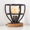 Haervej Lampada da Tavolo Legno chiaro, Nero, 1-Luce