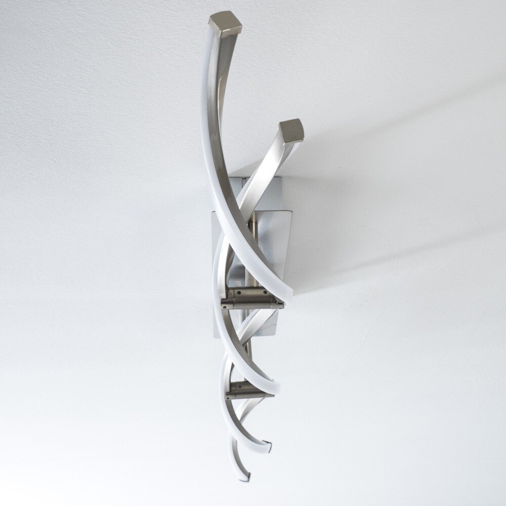 Paul Neuhaus POLINA Plafoniera LED Acciaio inox, 2-Luci