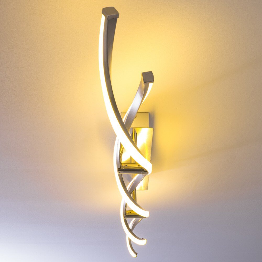 Paul Neuhaus POLINA Plafoniera LED Acciaio inox, 2-Luci