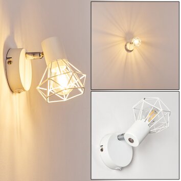 Gullspang Applique Bianco, 1-Luce