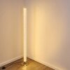 Pipe Lampada da terra LED Nichel opaco, 1-Luce, Telecomando, Cambia colore