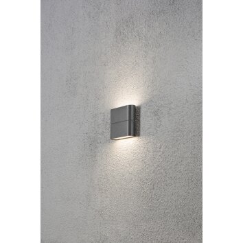 Konstsmide Chieri Applique LED Antracite, 2-Luci