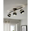 Eglo NOCITO Faretto da soffitto LED Oro, Nero, 3-Luci Eglo NOCITO Faretto da soffitto LED Oro, Nero, 3-Luci