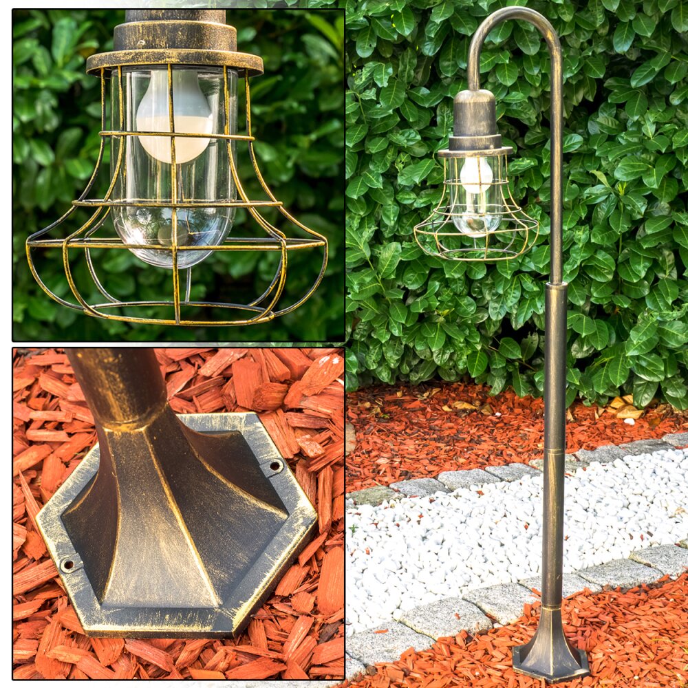 BORKAN Lampioncino Segnapasso Marrone, Oro, 1-Luce main product photo