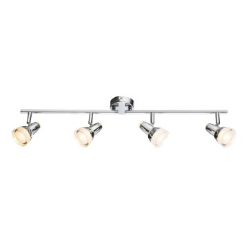 Globo Alaska Faretto da soffitto LED Cromo, 4-Luci