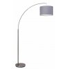 Brilliant Clarie Lampada da terra ad arco Grigio, 1-Luce