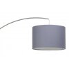 Brilliant Clarie Lampada da terra ad arco Grigio, 1-Luce