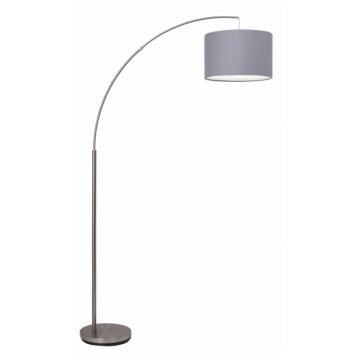 Brilliant Clarie Lampada da terra ad arco Grigio, 1-Luce