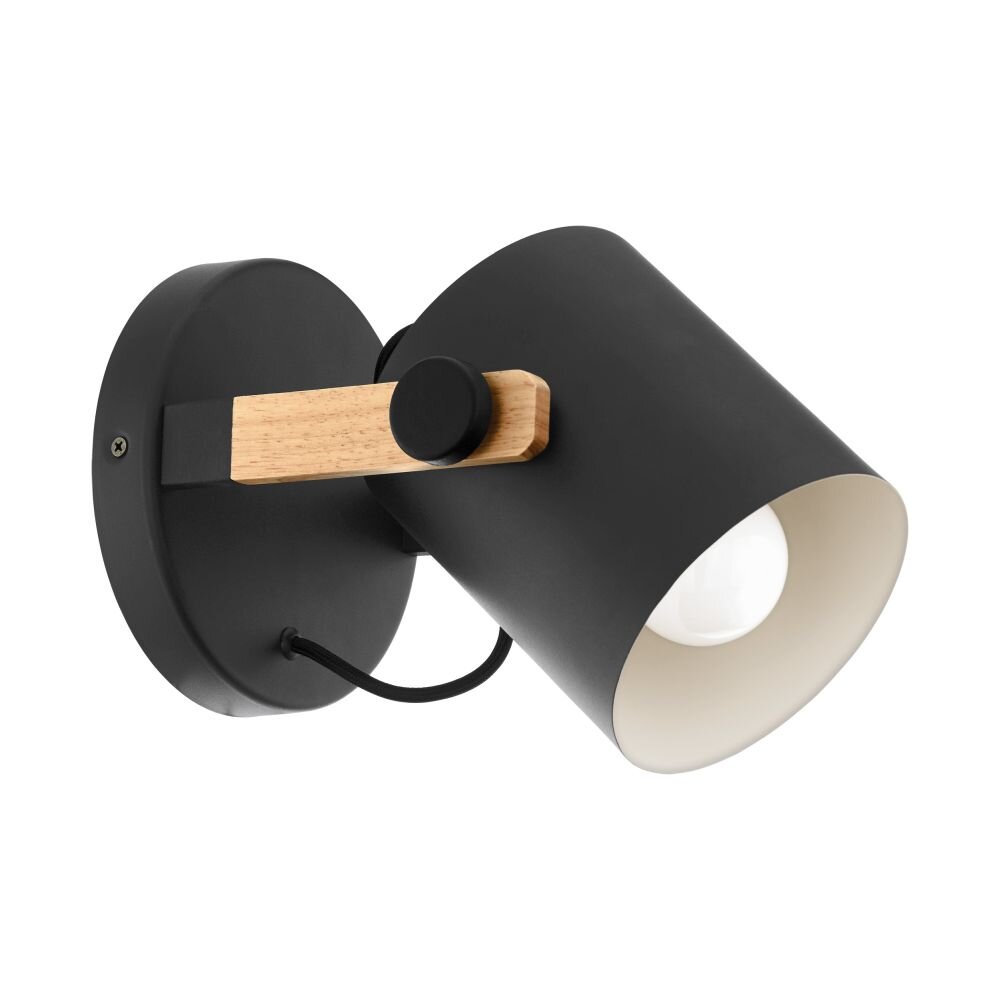 EGLO HORNWOOD Applique Crema, Nero, 1-Luce main product photo