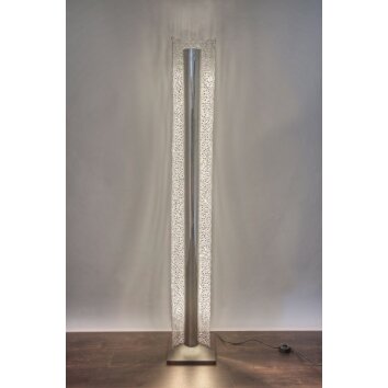 Holländer UTOPISTICO Lampada da terra Nero, Argento, 1-Luce