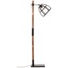 Lampada da terra Brilliant Matrix Legno scuro, Nero, 1-Luce