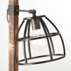 Lampada da terra Brilliant Matrix Legno scuro, Nero, 1-Luce