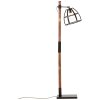 Lampada da terra Brilliant Matrix Legno scuro, Nero, 1-Luce