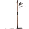 Lampada da terra Brilliant Matrix Legno scuro, Nero, 1-Luce