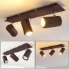 Plafoniera Zuoz Cromo, Ruggine, 3-Luci