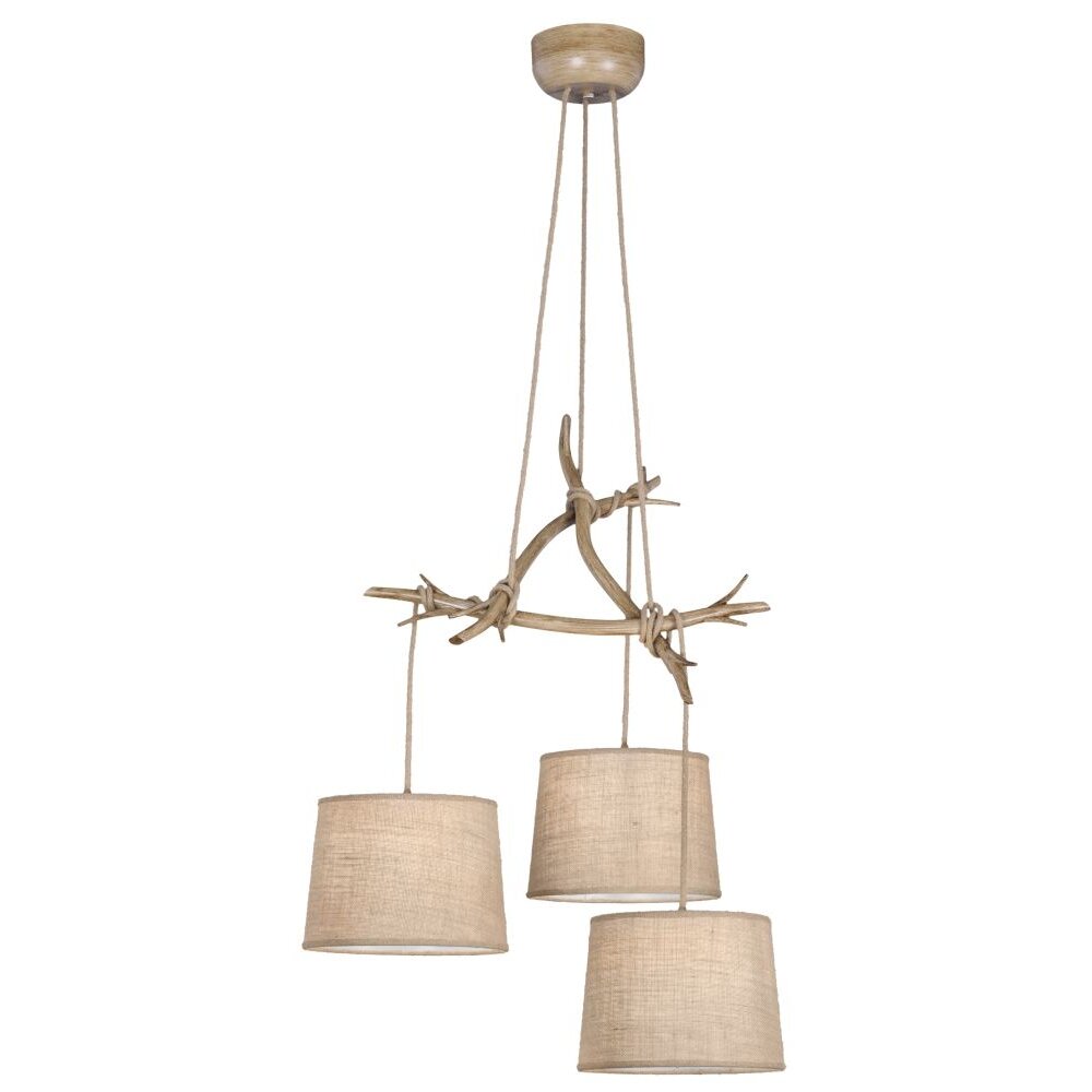 Mantra SABINA Lampada a Sospensione Marrone, 3-Luci main product photo