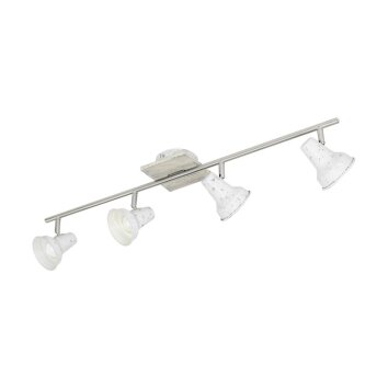 Eglo FILIPINA 1 Faretto da soffitto LED Nichel opaco, Bianco, 4-Luci