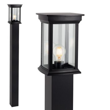 KS Verlichting Carlton Lampioncino Segnapasso Nero, 1-Luce