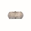 Ideal Lux PASHA Applique Cromo, Cristallo ottico, 3-Luci