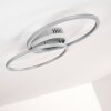 Lithgow Plafoniera LED Argento, 1-Luce