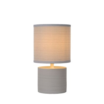 Lucide GREASBY Lampada da Tavolo Grigio, 1-Luce