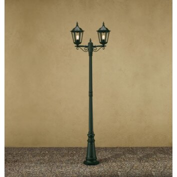 Konstsmide Firenze Lampada da terra Verde, 2-Luci