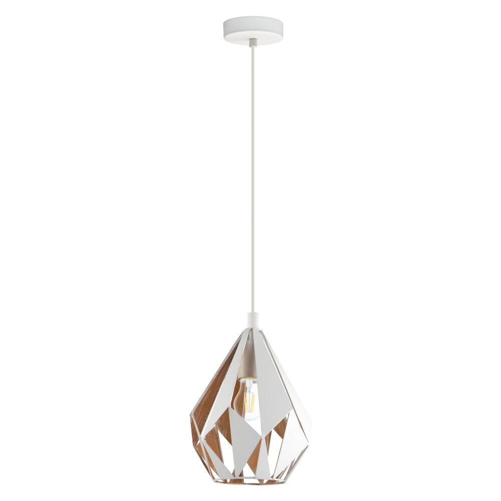 EGLO CARLTON Lampadario a sospensione Oro, Bianco, 1-Luce main product photo