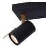 Lucide GRONY Faretto da soffitto Nero, 2-Luci