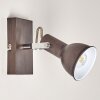 Danikon Applique Marrone, Cromo, 1-Luce