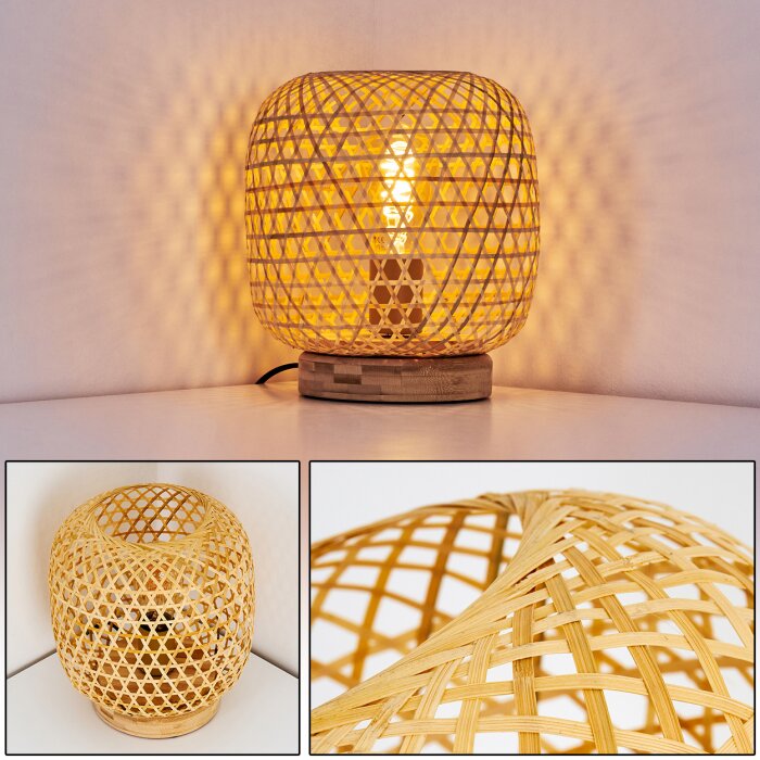 Batumi Lampada da tavolo Marrone, 1-Luce