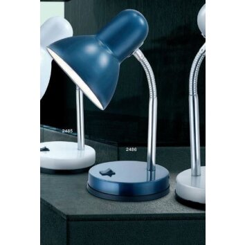 Globo BASIC Lampada da tavolo Blu, 1-Luce