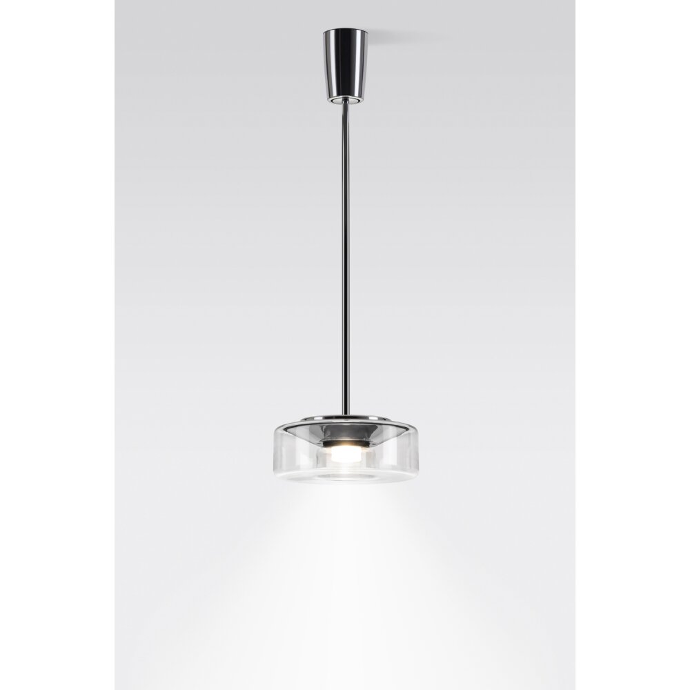 Serien Lighting CURLING Lampadario a sospensione LED Alluminio, Cromo, 1-Luce main product photo