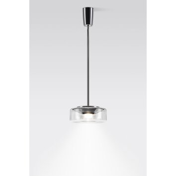 Serien Lighting CURLING Lampadario a sospensione LED Alluminio, Cromo, 1-Luce