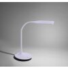 Leuchten-Direkt RAFAEL Lampada da Tavolo LED Bianco, 1-Luce, Sensori di movimento