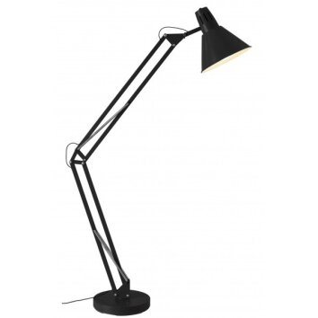 Brilliant Winston Lampada da pavimento Nero, 1-Luce