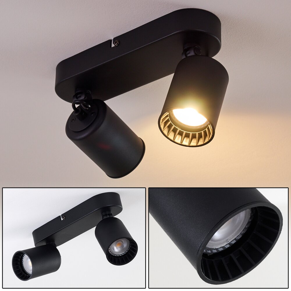 Kullaberg Plafoniera Nero, 2-Luci main product photo