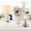 Globo Lampada da tavolo LED Nichel opaco, 1-Luce