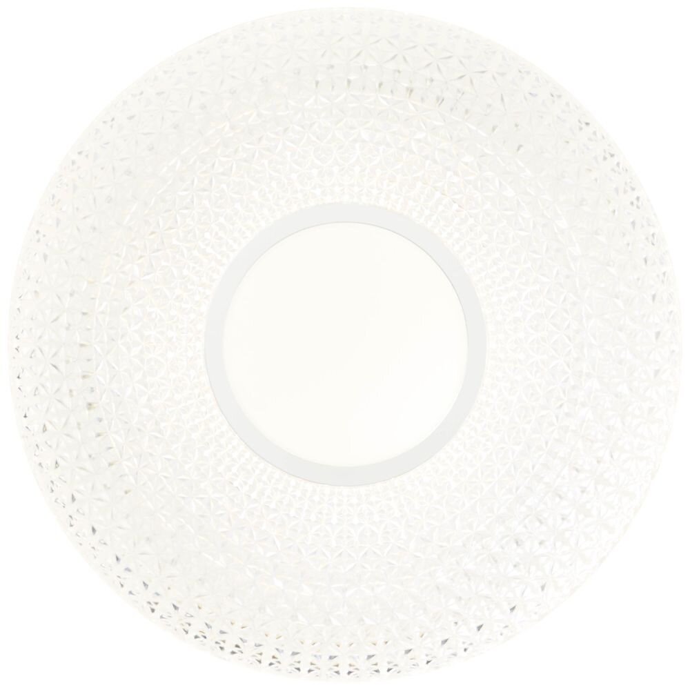 Brilliant Lucian Plafoniera LED Bianco, 1-Luce, Telecomando, Cambia colore