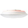 Brilliant Lucian Plafoniera LED Bianco, 1-Luce, Telecomando, Cambia colore