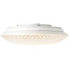 Brilliant Lucian Plafoniera LED Bianco, 1-Luce, Telecomando, Cambia colore