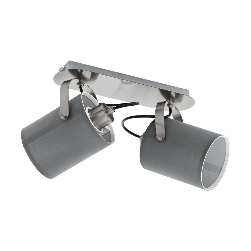 EGLO VILLABATE Faretto da soffitto Nichel opaco, 2-Luci main product photo