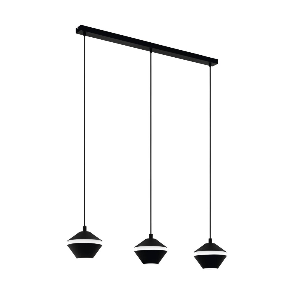 Eglo PERPIGO Lampadario a sospensione LED Nero, 3-Luci main product photo