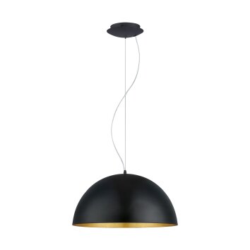 Eglo GAETANO 1 Lampada a sospensione Oro, Nero, 1-Luce