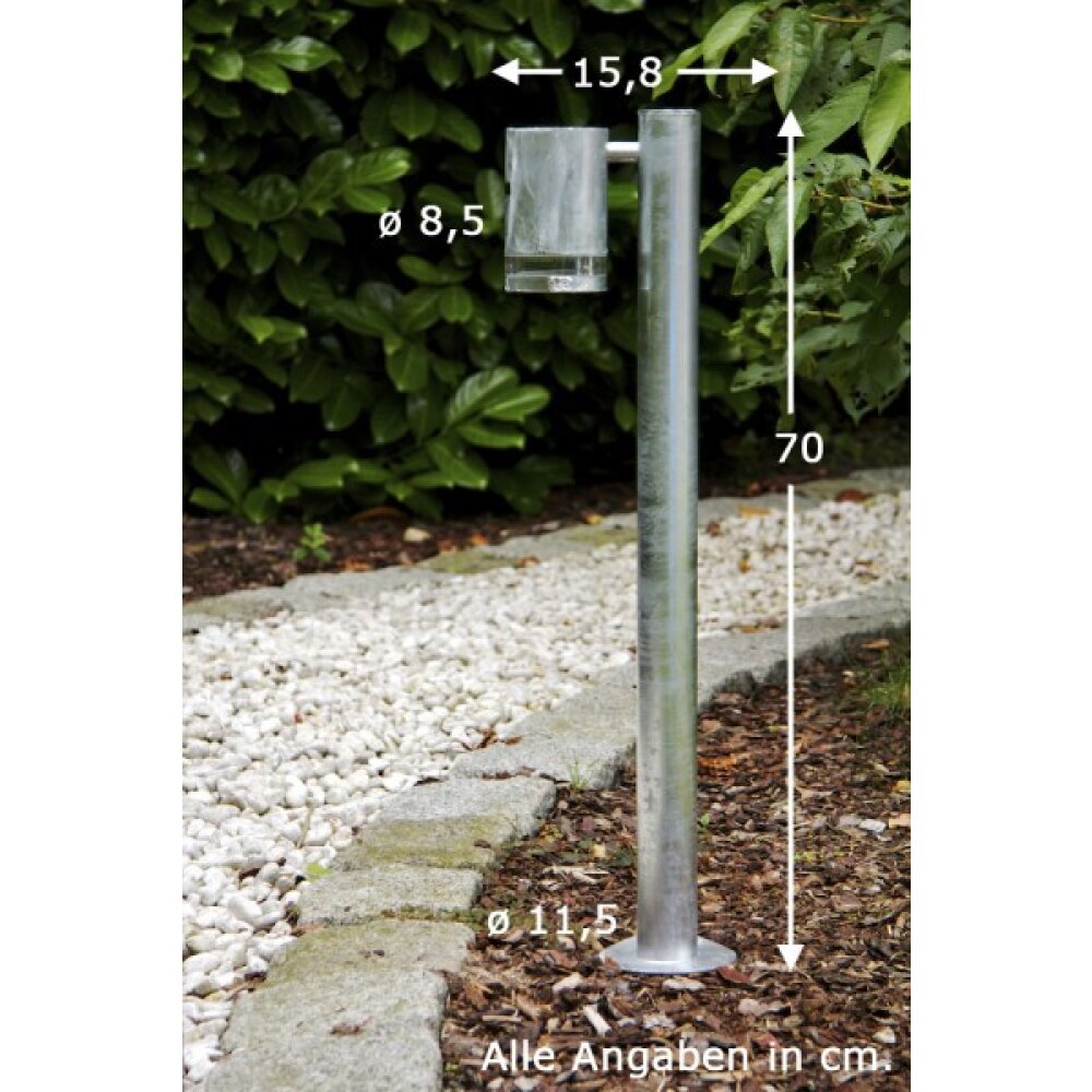 Konstsmide Modena Lampada da terra per esterno Acciaio inox, 1-Luce main product photo