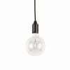 Ideal Lux EDISON Lampadario a sospensione Nero, 1-Luce